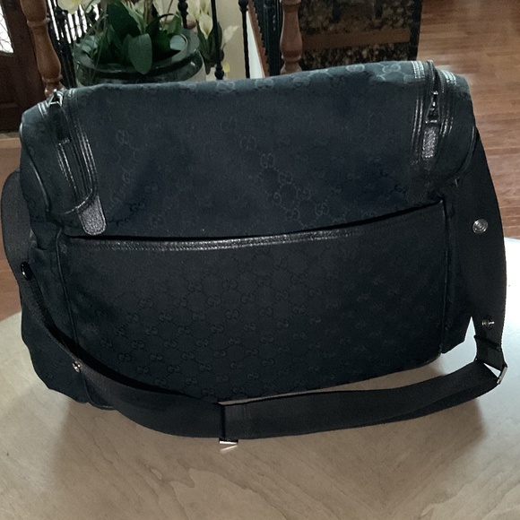 Gucci Black Diaper Bag with Changing Pad - Picture 2 of 10
